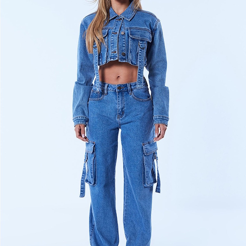 SOLD * 2 piece denim set